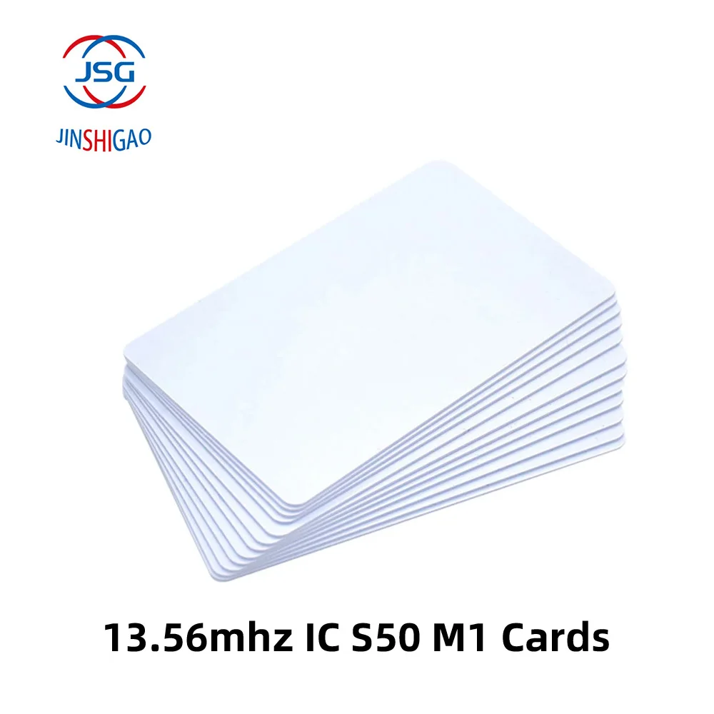 

10pcs/Lot RFID Card 13.56Mhz IC Cards M1 MF S50 Classic ISO14443A 1K Proximity Smart 0.8mm For Access Control System