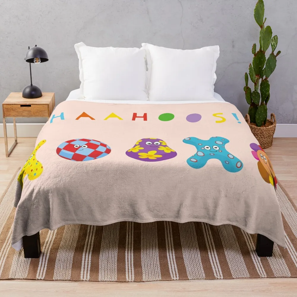 

The Haahoos In the night garden Throw Blanket Personalized Gift Camping Blanket Luxury Throw Blanket