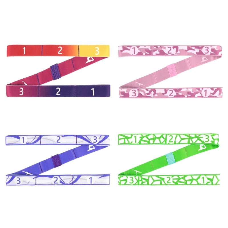 

Фитнес-растягивающийся ремень Многофункциональный эластичный ремень для йоги Ремень для йоги 57QC