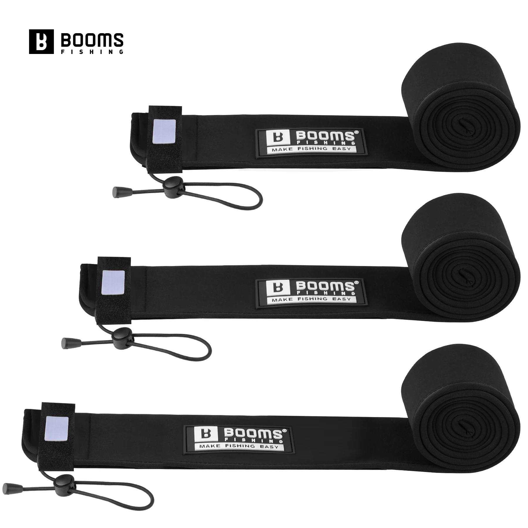 Booms – manchon de canne à pêche en néoprène, protection pour canne à pêche 133cm-174cm, étui de canne à pêche résistant aux crochets pour le rangement