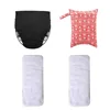 AIO XL 1 Pcs Cotton L Adjustable Adult Cloth Diaper + 1 Pcs 2 Pocket 30*40cm Diaper Bag + 2 Pcs Adult Cloth Diapers Inster 2