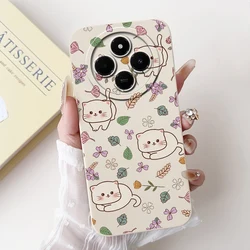 Cute Dinosaur Cartoon Soft Silicone Phone Case - Bumper Cover for Xiaomi Poco C75 (TYbai1905)