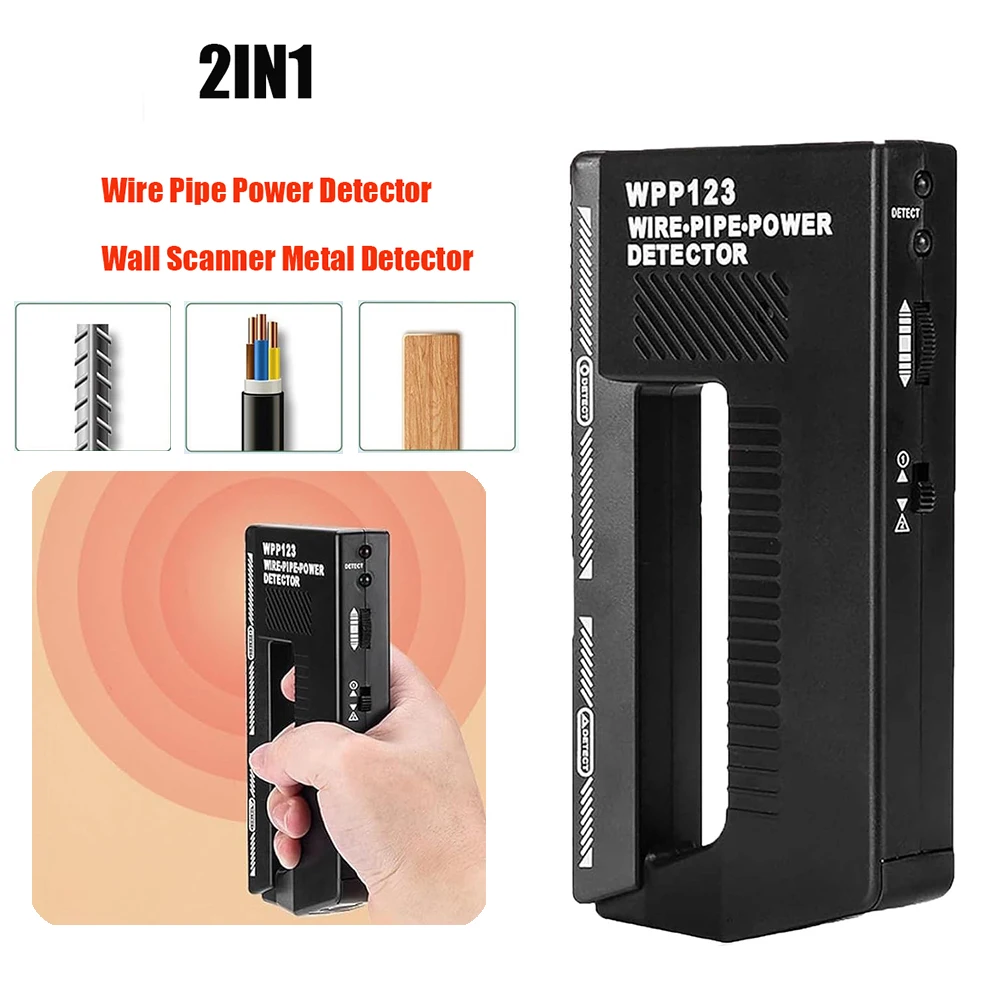WPP123 Metal Detector metal detector wall scanner pipe blockage detector for Wall Scanning