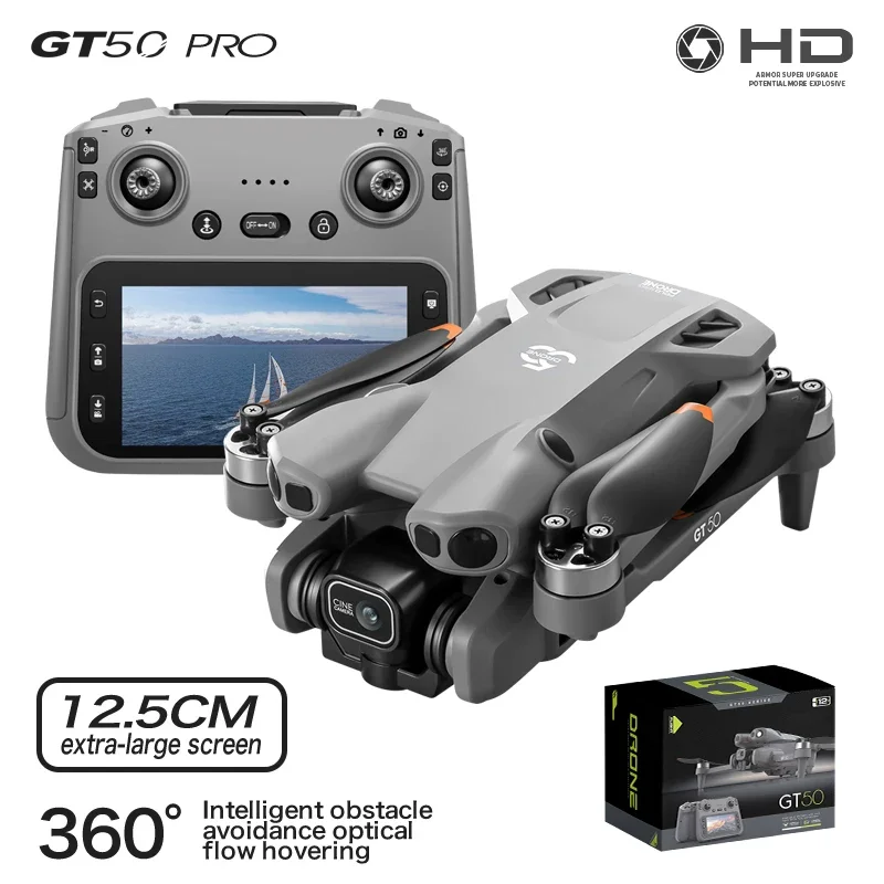 Drone GT50 8K Caméra HD Moteur Sans Balais Pliable WiFi 20min Vol