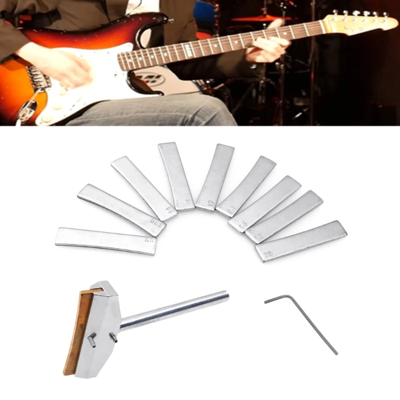 

Guitar Bass Fret Press Caul& Brass Radian Fret Inserts Fingerboard Pressing Tool Drop Shipping