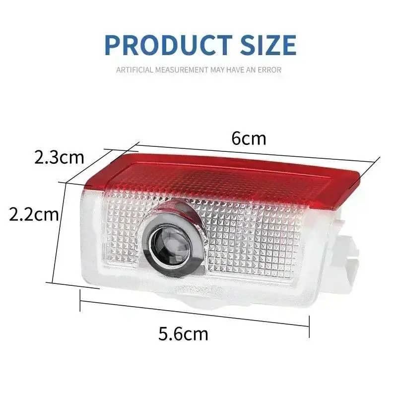 LED 자동차 도어 HD 레이저 프로젝터 라이트 도어 웰컴 램프 (메르세데스 벤츠 A C E GLC GLA GLE W205 TYD-BENC) 실내 몰딩용