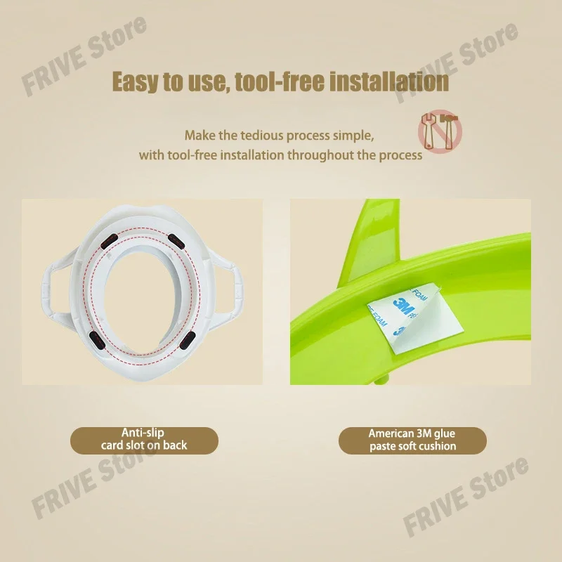 Baby Child Potty Toilet Trainer Seat Cartoon Soft Baby Toilet Seat Baby Toilet Training Toilet Chair Toilet Seat for Children 3