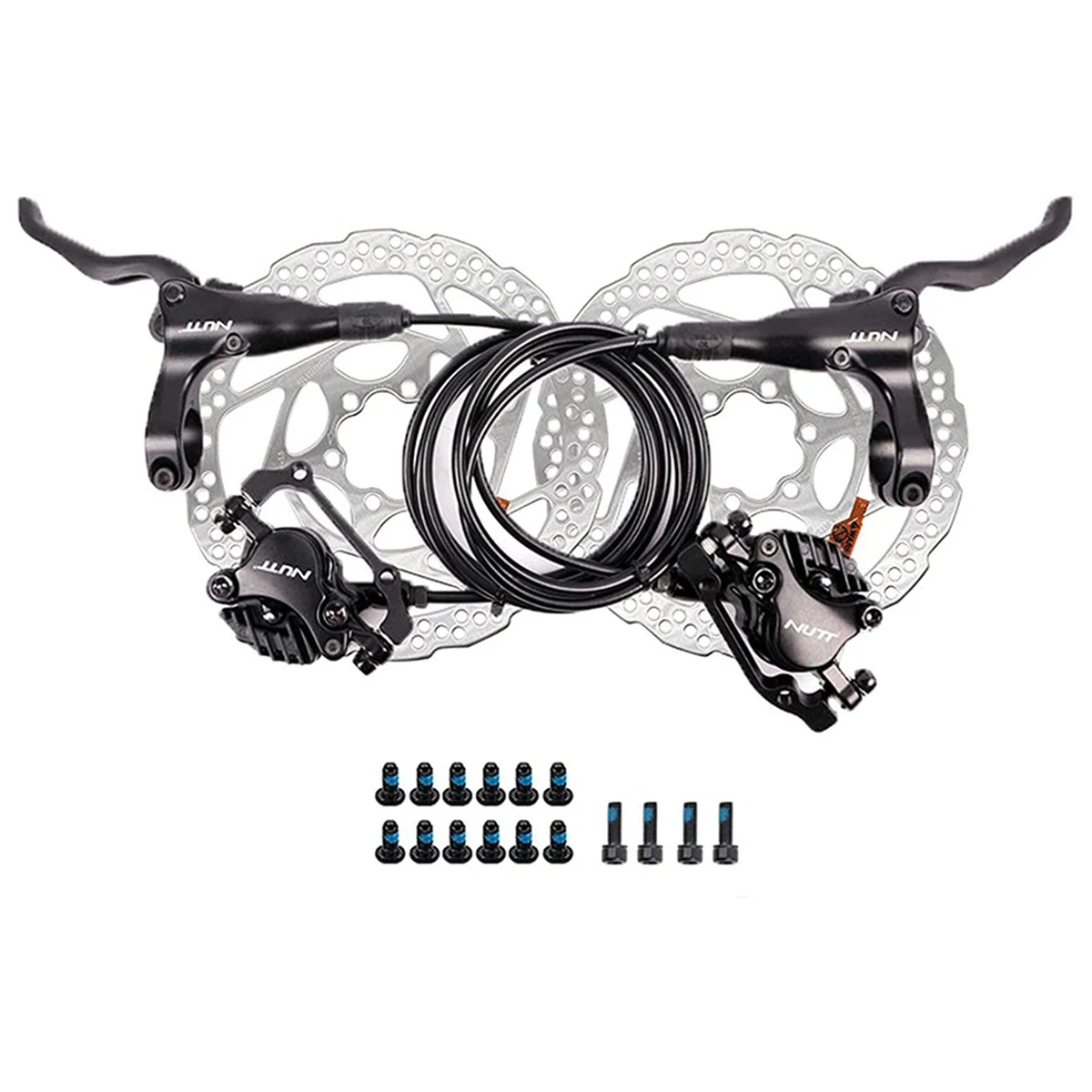 

Комплект дисковых тормозов NUTT для велосипеда, с охлаждающим дисковым масляным тормозом A1, рычаг велосипедного тормоза, дисковый регулятор теплоотвода для дорожного/горного велосипеда