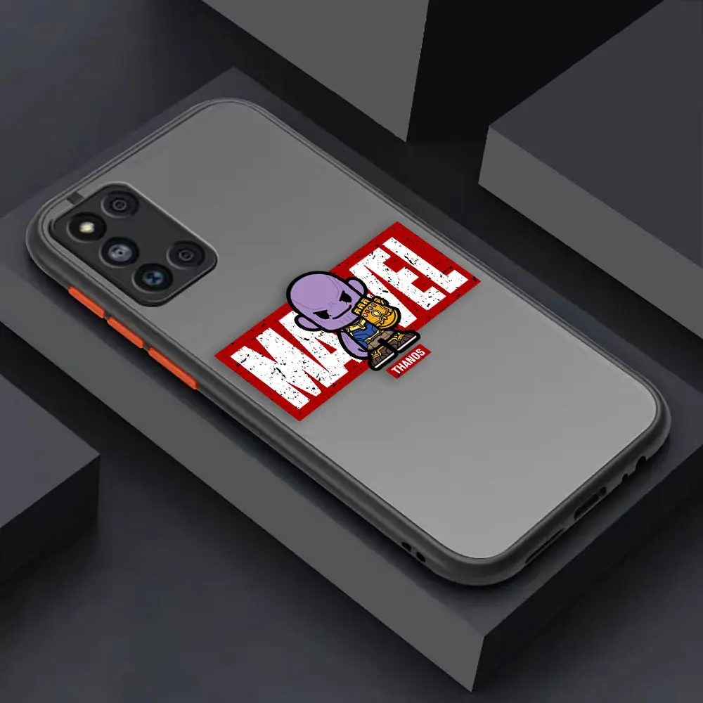 thumbnail image 1 of Matte Case for Samsung Galaxy M62 M53 M52 M51 M33 M32 M31 M30S 5G J8 J7 J6 J5 J4 Case Funda The Handsome Marvel Avengers Cartoon, 1 of 5