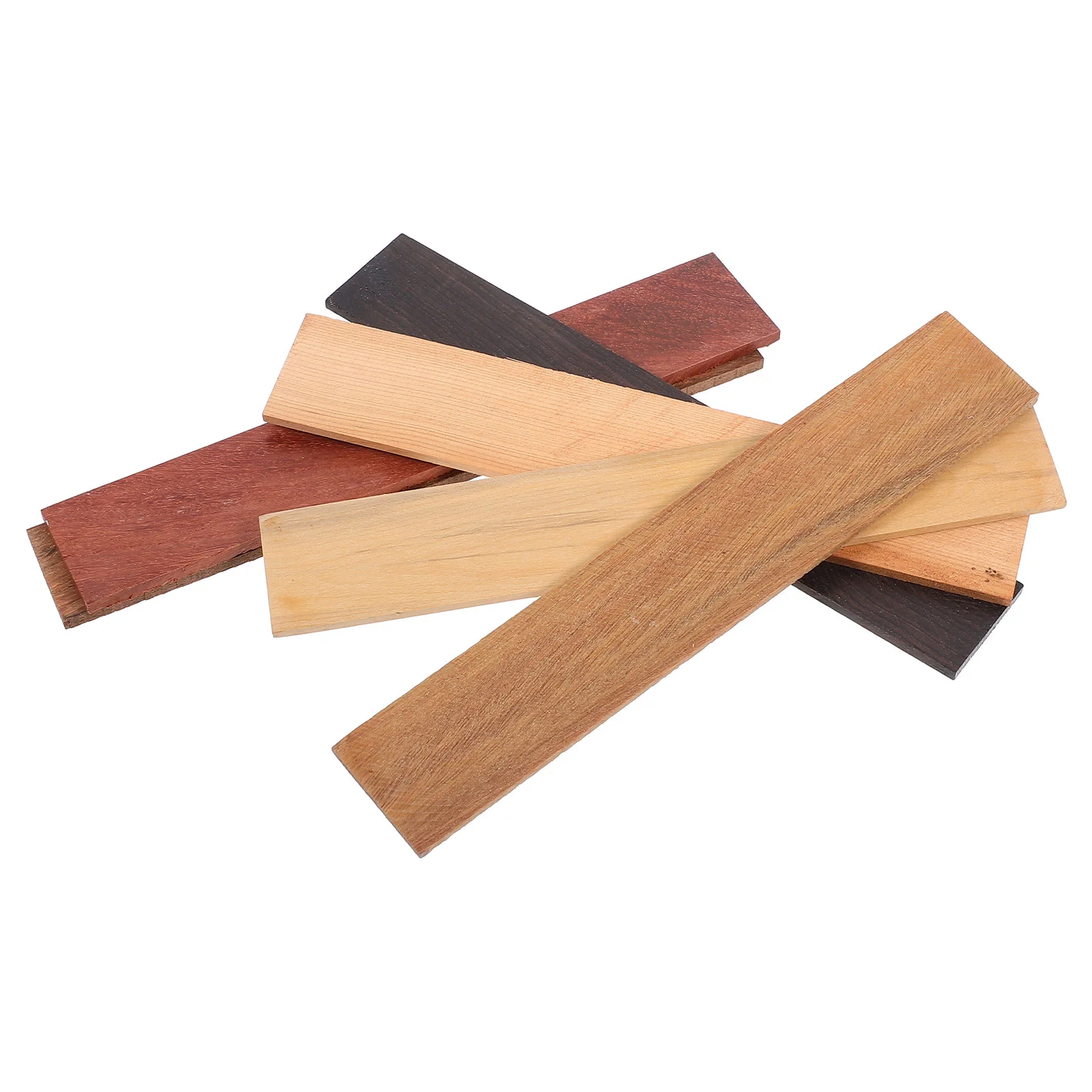 

6 Pcs Rosewood Garden Bench Slats Replacement Wall DIY Wooden for Board Crafts Manual