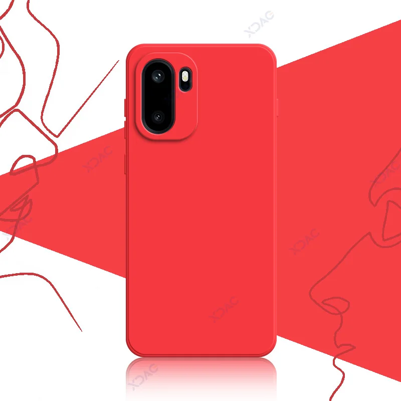 Luxury Shockproof Square Liquid Silicone Back Cover Case