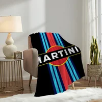 Sport Car R-Racing Blanket Plush Nap Sofa rug for M-Martini Living Room Warm Office Bedroom Birthday Home Travel Kid Gifts 2