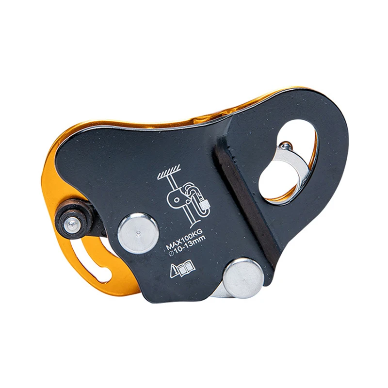 Rock Climb Asending & Descending Safety Equipment Ascender Removable Rope Gripper Automatic Lock Anti Fall Protctive Gear