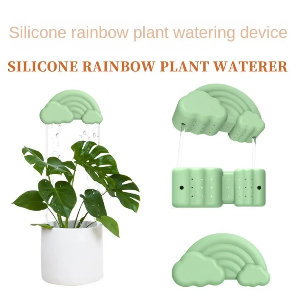 

Rainbow Flower Plant Waterers High Quality Portable Creative Watering Tool Silicone Convenient Garden Tool Indoor