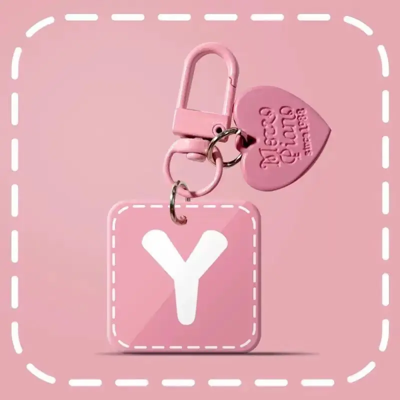 Pink Heart-Shaped Creative Pendant Keychain – Girly Handbag Accessory & Top Birthday Gift
