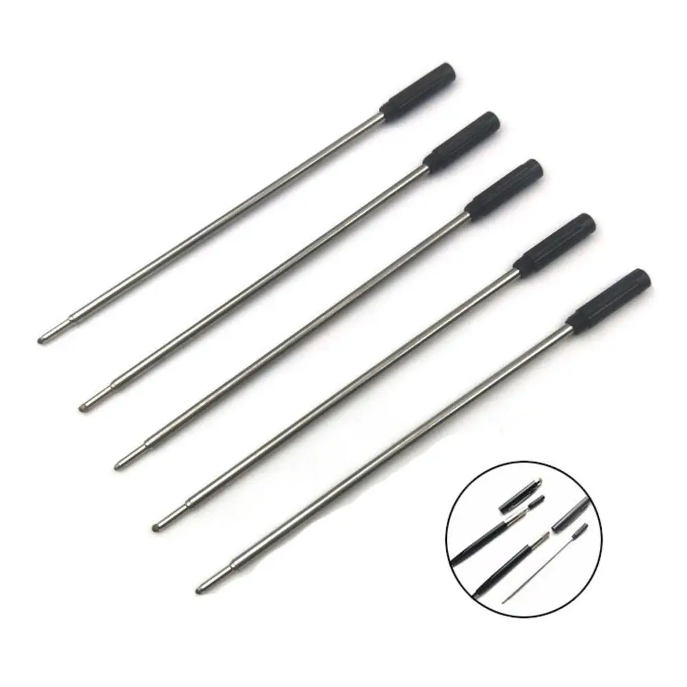 5/10 Stück Metall-Spiral-Mundstück-Nachfüllungen für Roller-Kugelschreiber, Business-Kugelschreiber-Nachfüllungen, Büro- und Schulbedarf, Schreibwaren – Detail 13