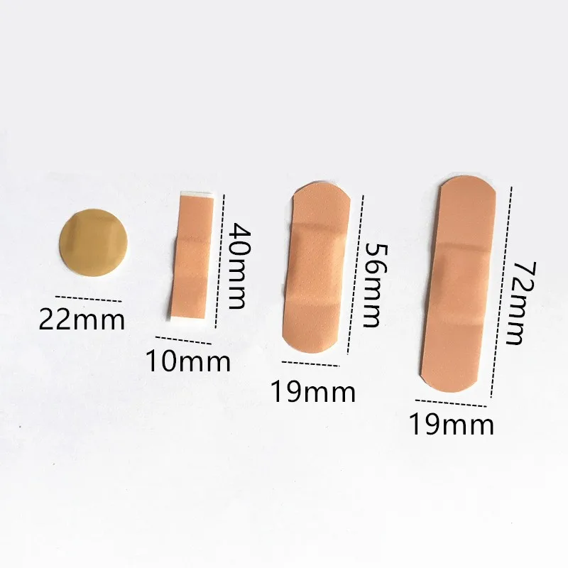 100Pcs/Pack Waterproof Wound Adhesive Paster Medical Anti-Bacteria Band Aid Bandages Sticker Home Travel First Aid Kit Supplies 6