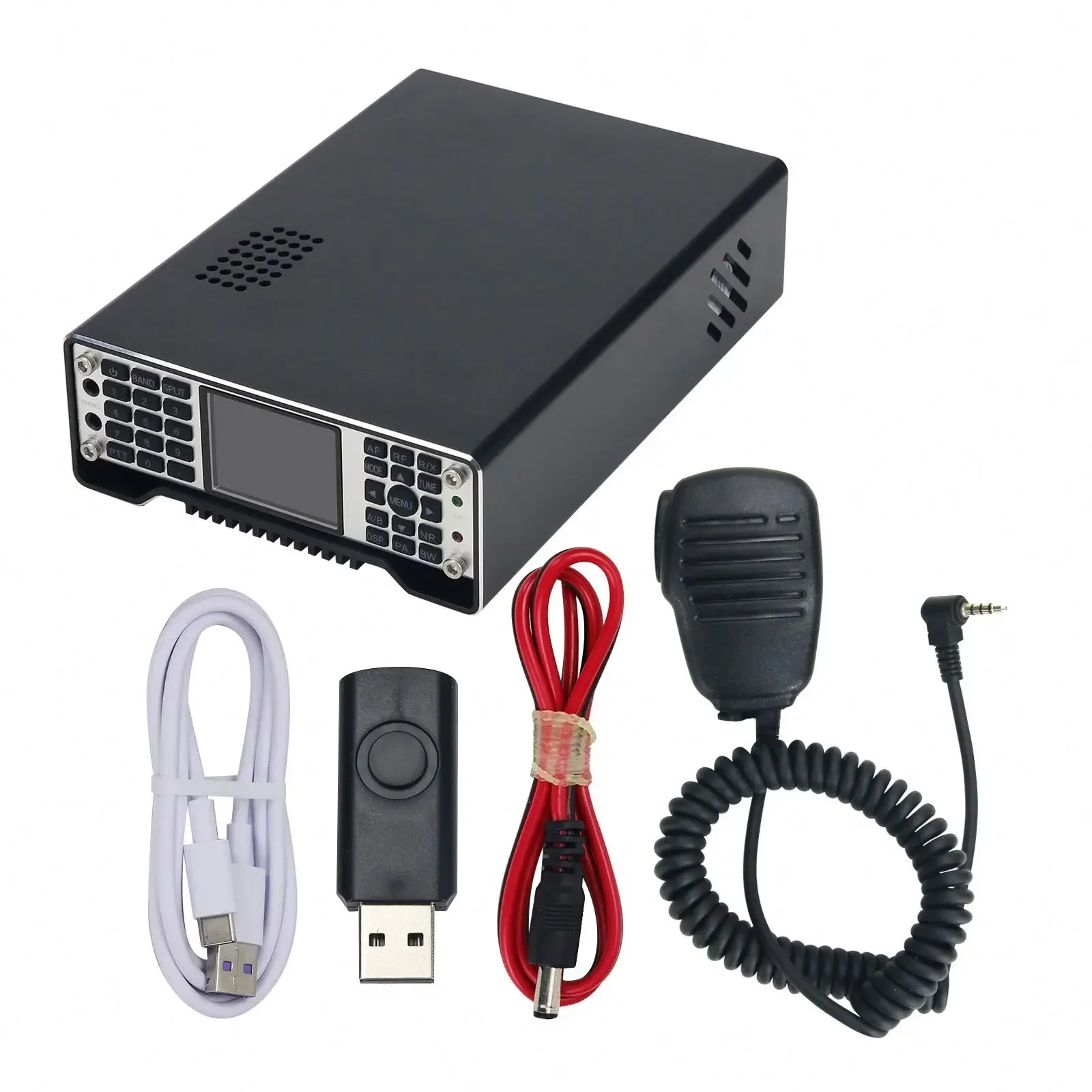 HamGeek Q900 V4.0 100KHz-2GHz SDR 라디오 SDR 트랜시버 (나침반 및 DMR 모듈 포함)