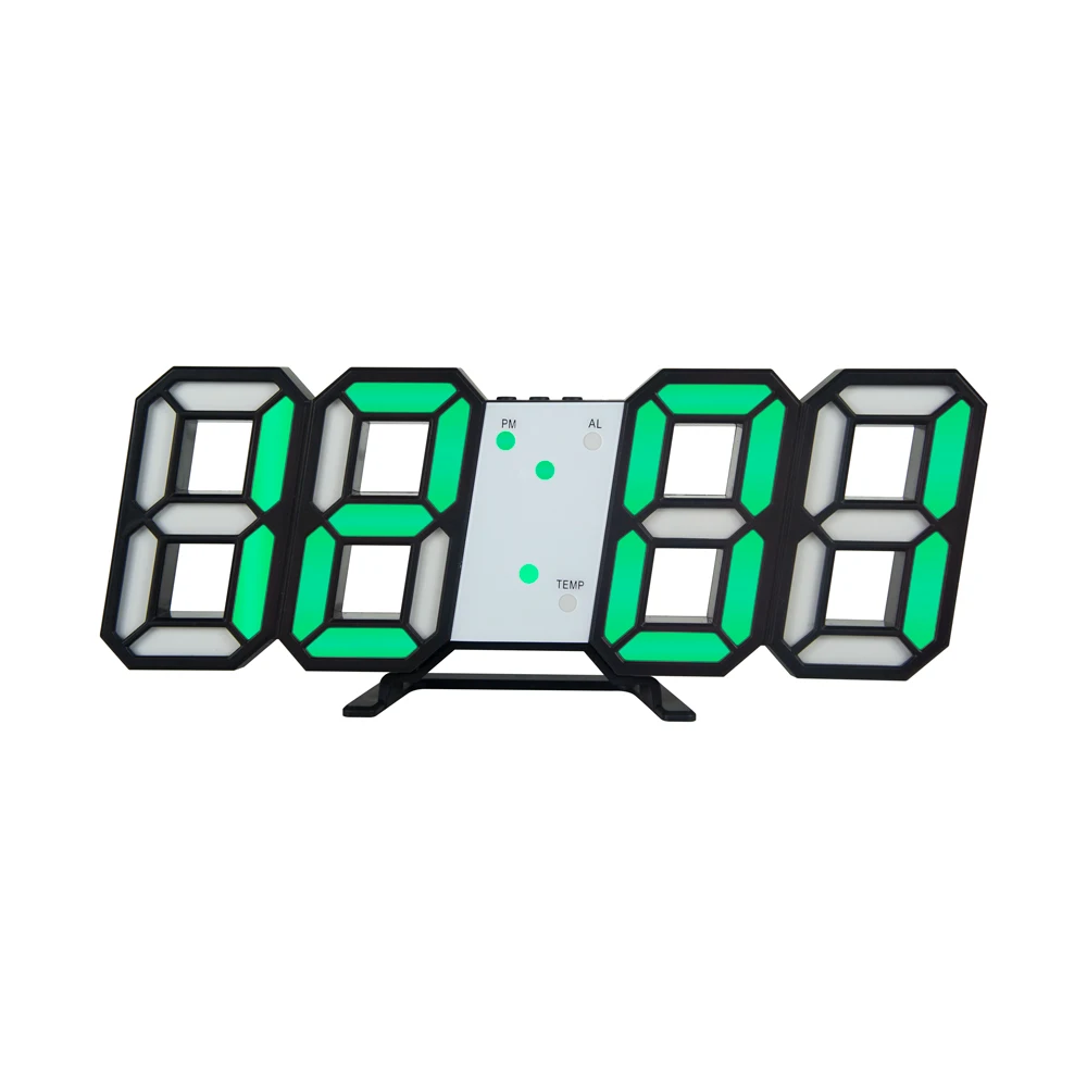 Black Case Green LED