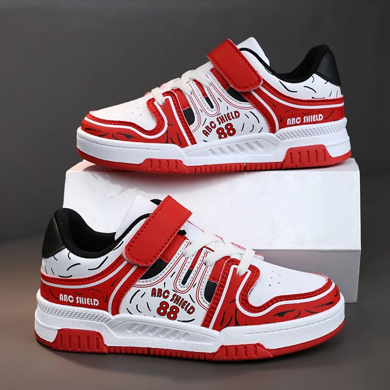 

Autumn Children's Tennis Soes Boys' Fashionable Sports Shoes Anti Slip Soft Soled Children's Casual Board Shoes