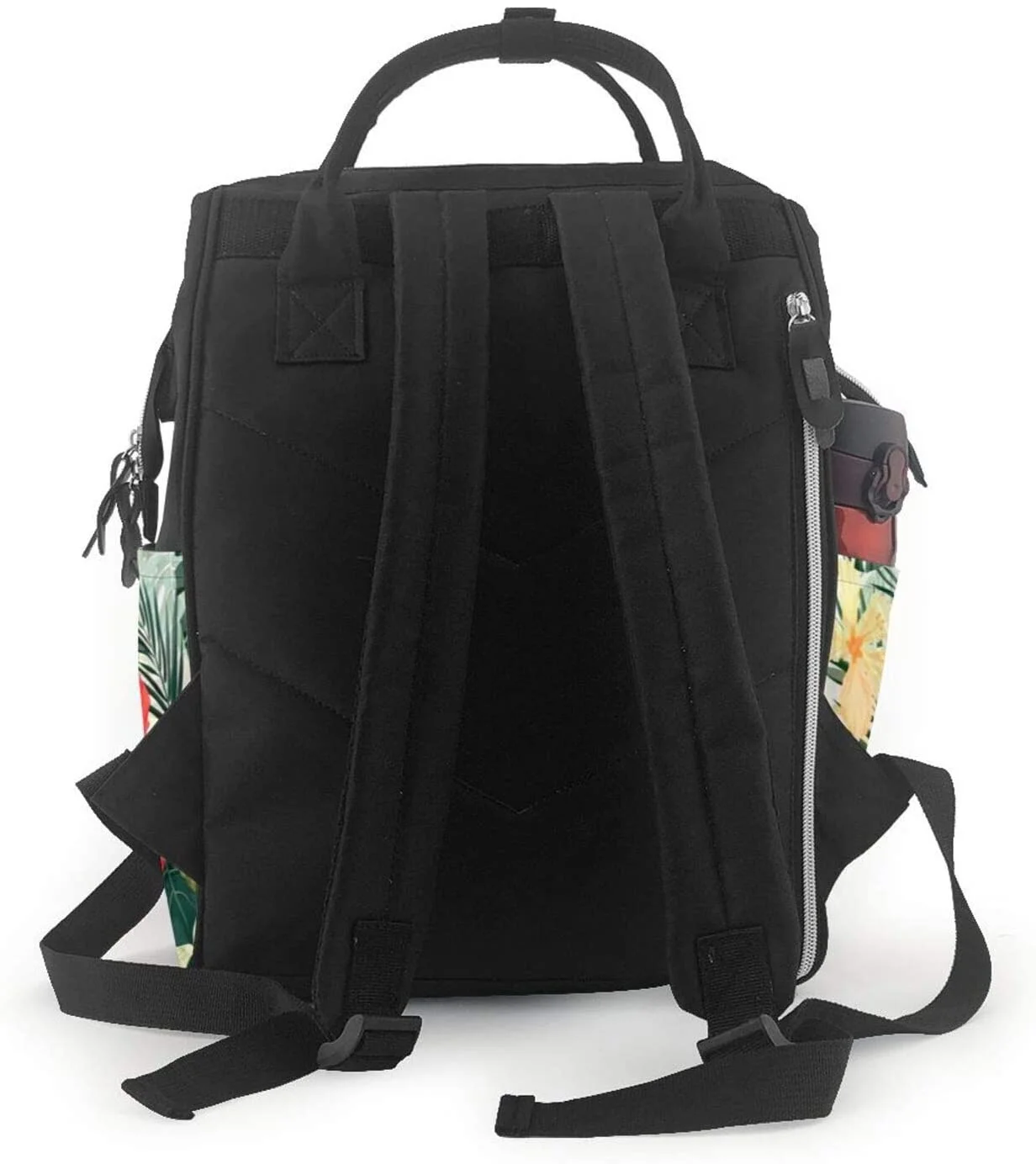 Summer Hawaiian Printed Mummy Backpack Diaper Bag Multi-Function Maternity Nappy Bags, Kid Bag with Laptop Pocket
