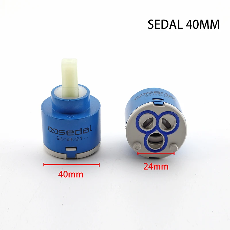 SEDAL 35mm/40mm Watersaving Replacement Ceramic Spool Replacement Faucet Cartridge Kitchen Bathroom Faucet 1PC