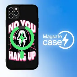Ghost Face Art Scream Magnetic Phone Case with MagSafe Compatibility - iPhone 14 Plus (Z1)
