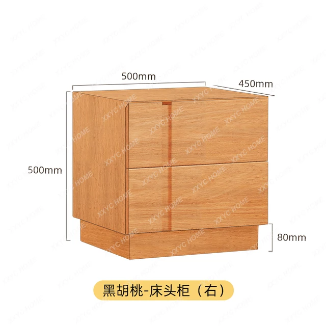 Black Walnut Solid Wood Nightstand Black Walnut Solid Wood Nightstand