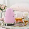 Style Electric Water Kettle with Automatic Shutoff, Removable Base, and Water Indicator, Pink 5