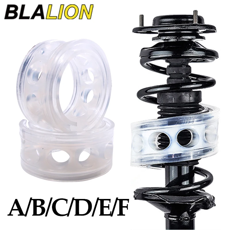 Car Shock Absorber Spring 2Pcs Bumper Power Auto Covers Rubber Protect In The Spring Buffer A B C D Type Auto-buffers