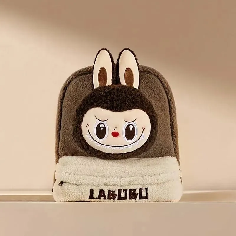 New LABUBU Children's Shoulder Bag Plush Kindergarten Schoolbag Ladies Cute Backpacks 3