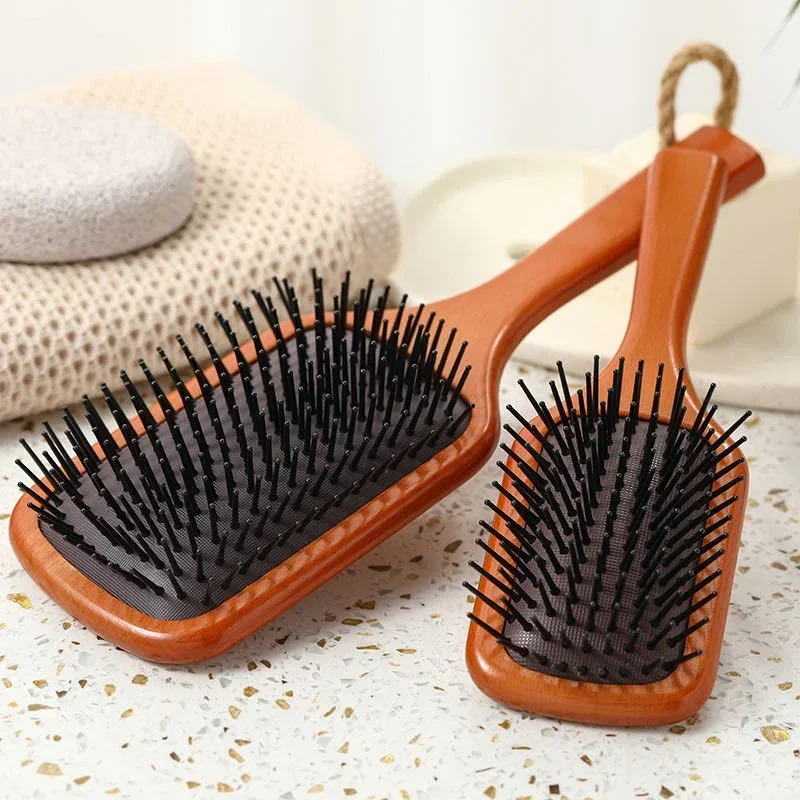 Portable Air Cushion Massage Comb and Anti-Static Detangling Hairbrush Set Replacement Kit for Brand Salon-Quality Hair Styling 2