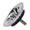 Stainless Steel Kitchen Sink Strainer Waste Drain Plug 80mm Basin Drain Stopper Bathroom Drain Sealing Sink Floor Drain Replace 5