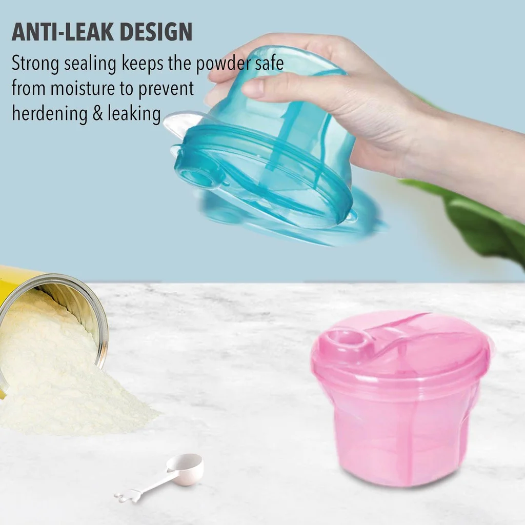 1PCS 3 Layer Travel Portable Storage Box For Infant Baby Milk Powder Formula Dispenser Food Container Storage Feeding Food Box