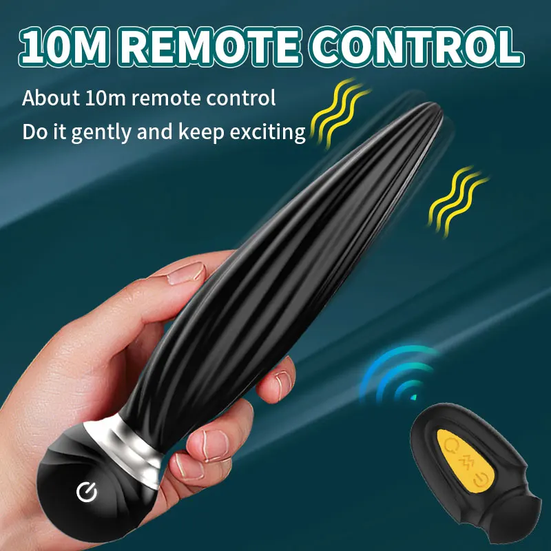 Anal Plug Prostate Massager Remote Control Dildo Butt Plug Masturbator Vibrators Sex Toys For Men Man Couple Stimulator_voghion.com