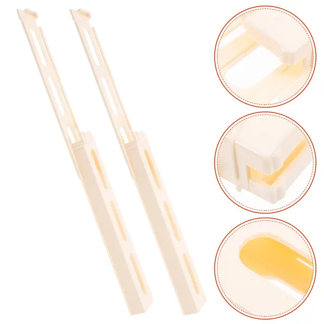 2 Pcs Domino Train Clips Building Accessories Plastic Extension Toddler Plaything Storage Holder Card Device Mechanism Bridge 1