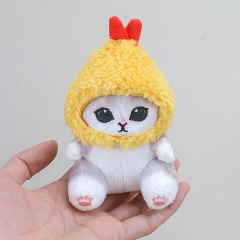 thumbnail image 1 of Cute Shark Cat Plush Toy Fried Shrimp Cat Stuffed Animal Plushies Doll Soft Stuffed Shark Kitten Pillow Christmas Birthday Gifts, 1 of 5