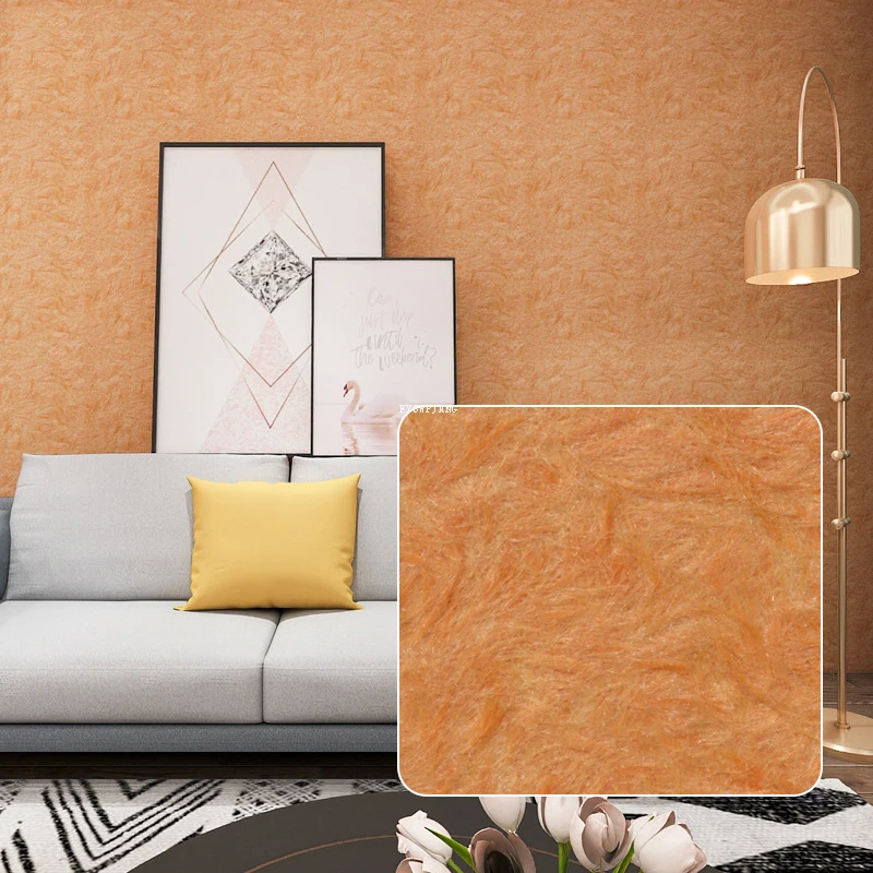 Paint Coating Wall Covering Plant Fiber Mud Wall Paint Repair Decoration Self-Painting Mud Instead Of Wallpaper