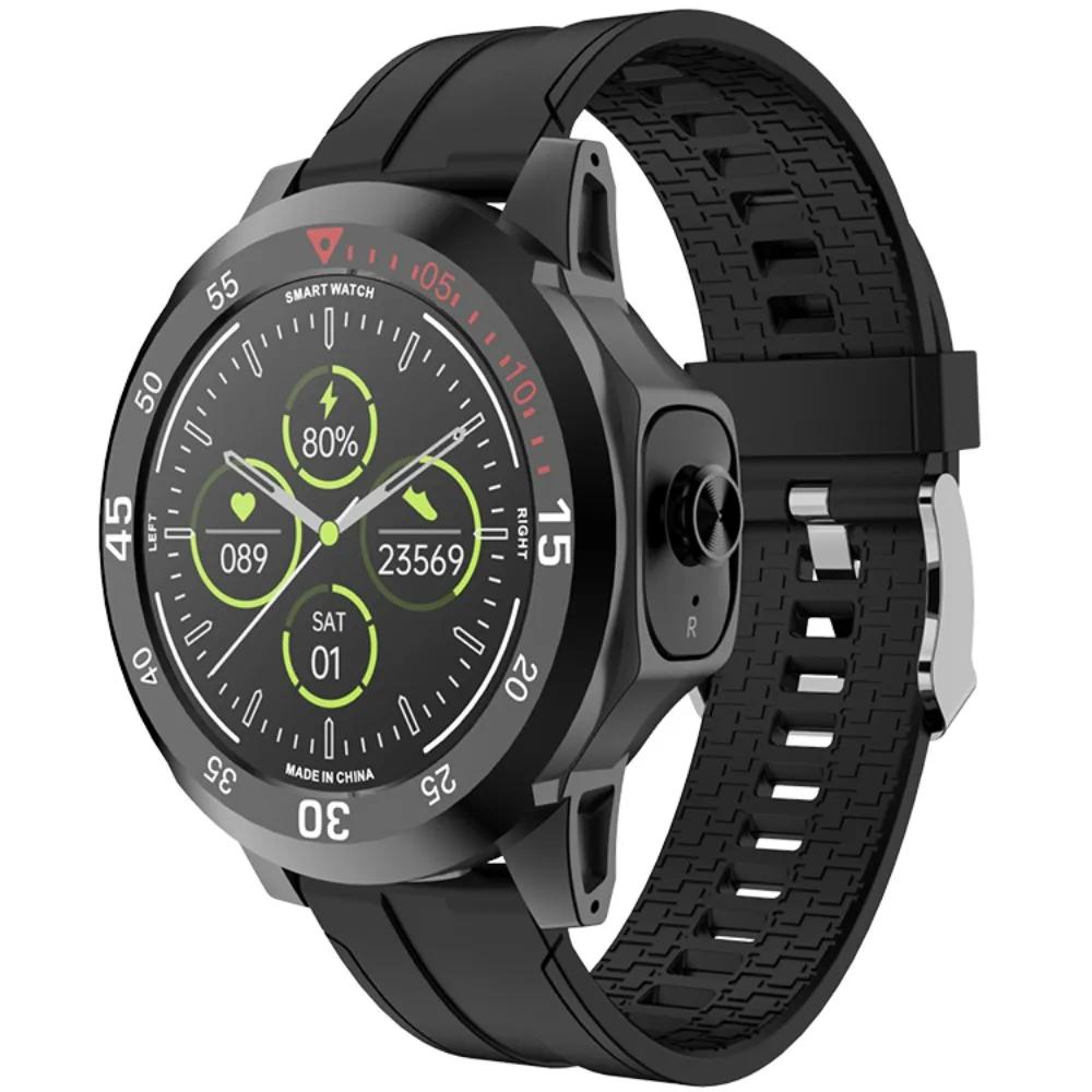 

Valdus Build In Flash Card Relogio Music Player Compatible Design Watch With Wireless Earphones Magnetic Charging Smart Watch