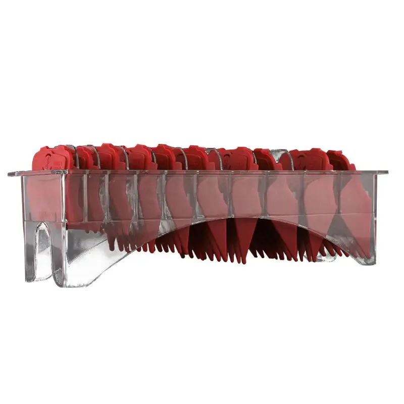 10PCS Hair Combs Guide Plastic Hairs Trimmer Limit Comb Attachments Cutting Tool 2