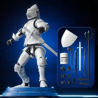 Knight Action Figures Paladin 13 Jointed Movable Shapeshift Robot 3D Printed Mannequin Character Assembl Toys Kids Gifts 3