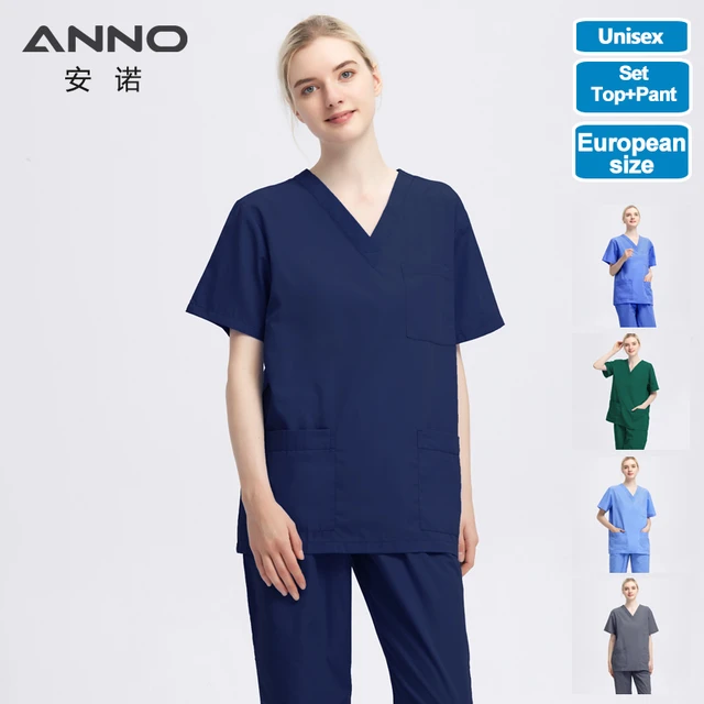 Medical Scrub Suits Sanitary Uniform Hospital Doctor Nurse Uniform Surgical Scrub  Suit Beauty Pullover Overall Beauty Salon Set - Medical - AliExpress