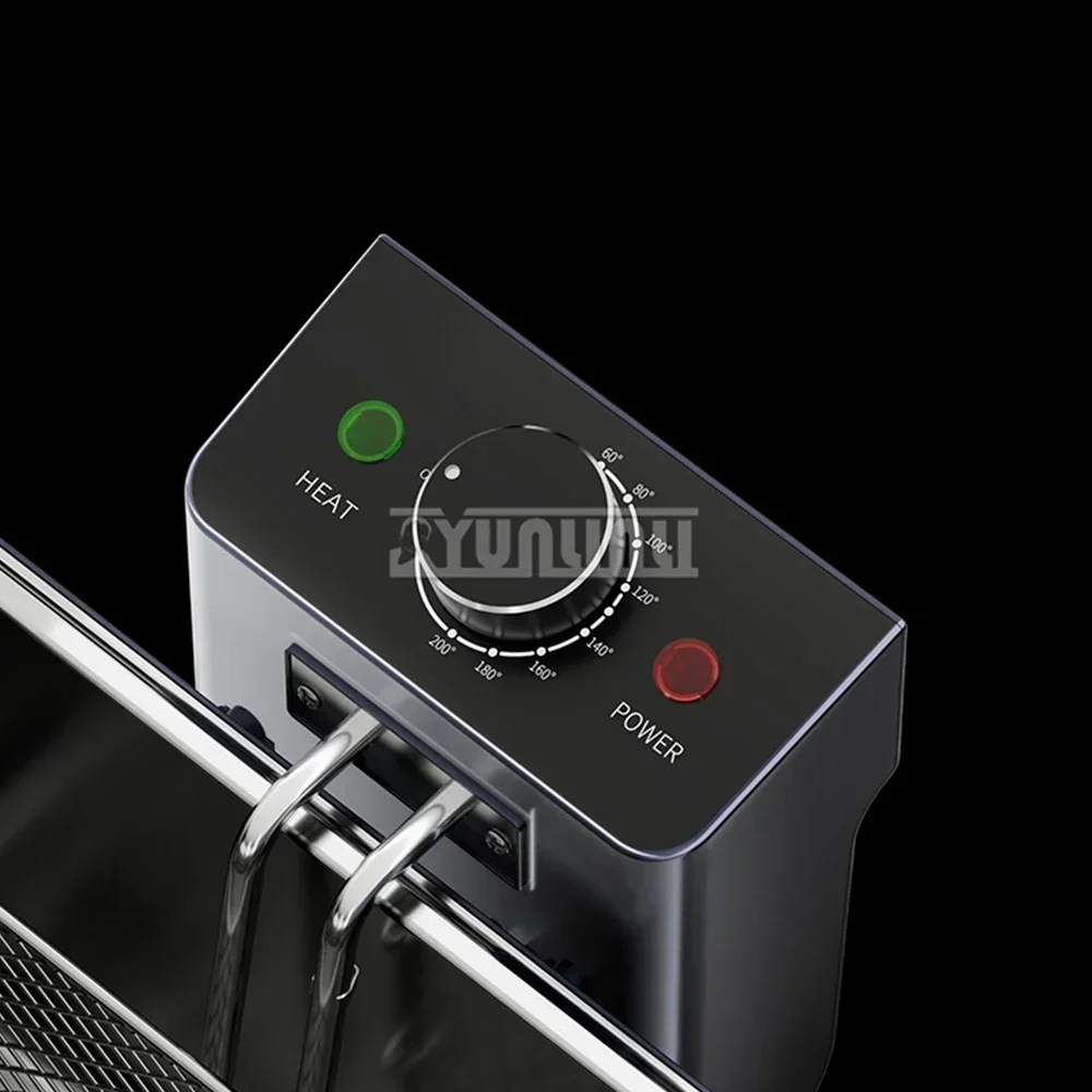 Commercial Electric Fryer Multi-Function Oil French Fries Machine Large Capacity Intelligent Deep Fryer 3