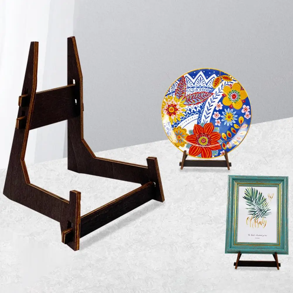 

Vintage Wooden Display Rack Vintage Wooden Plate Stand Multi-purpose Display Holder for Home Decor for Plates for Plates