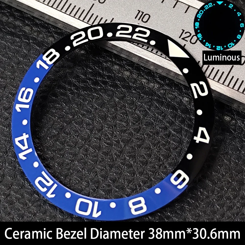 Elegant 38mm Ceramic Bezel Insert