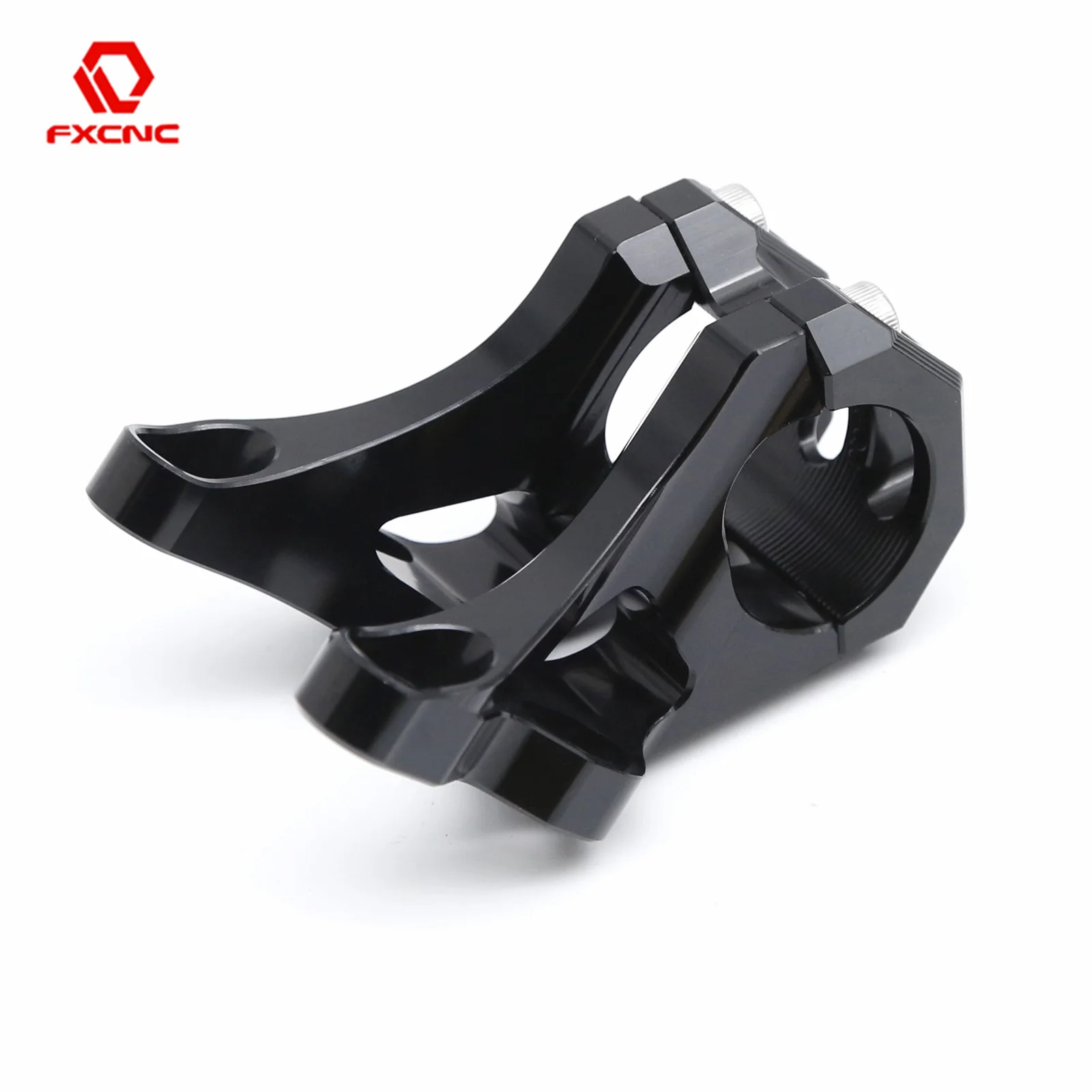 CNC Aluminum Front Handle Bar Riser Mount Bracket Clamp Handlebar For ...