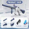 M416 Water Gun Electric Automatic Airsoft Pistol Water Guns Glock Swimming Pool Beach Party Game Outdoor Water Toy for Kids Gift 3