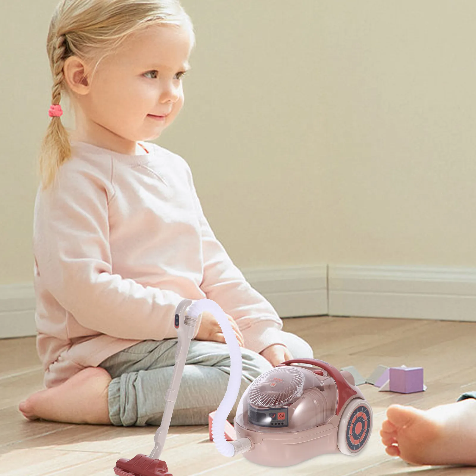 미니 전기 진공청소기 역할놀이 시뮬레이션 가전제품 인터랙티브 조기 교육용 어린이 역할놀이 집