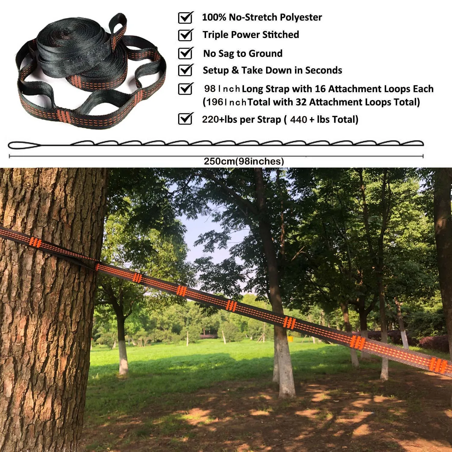 Parachute Hammock Camping Survival garden swing 2-3 Person Portable outdoor hammock swing camping hammock For outdoor furniture