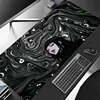 Evil Girl Devil Eye Gaming Mousepad XXL Keyboard Gamer Mouse Pad on The Table Speed Desk Mat Anime 900x400 800X300 big Mouse Mat 2